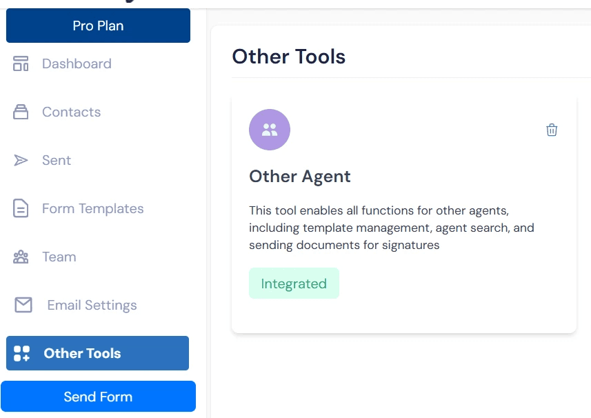 AORForms Other Agent tool